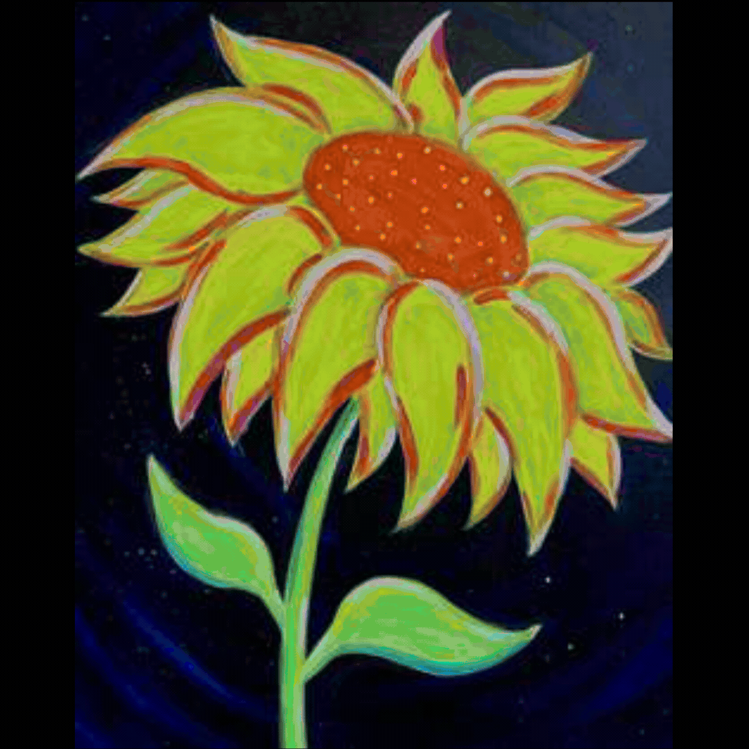 Luminous Sunflower
